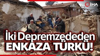 Depremzedelerden Enkaz Başında Duygulandıran Türkü