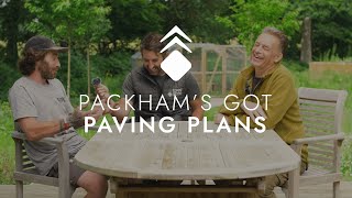 Paving at Packham's // Episode 2 // Chris' Tumbled Limestone Paths Complete His Garden... For Now