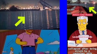 The Simpsons PREDICTED The COLLAPSE of Baltimore Bridge