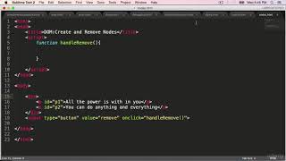 Remove Node in JavaScript
