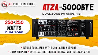 PA Amplifier 500 Watt Model ATZA 5000 BTE |  ATI Pro Technologies