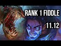 FIDDLESTICKS vs SYLAS (JUNGLE) | Rank 1 Fiddle, 7/0/3, 600+ games, Godlike | NA Challenger | v11.12