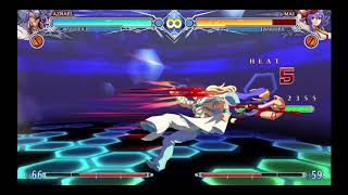 BBCF2 Azrael Midscreen Combos