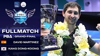 FULL MATCH: David MARTINEZ vs KANG Dong-koong | PBA Chung kết | Houns Championship 2024 - 2025