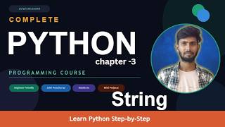 Mastering Strings in Python (Chapter 3) - Python for Beginners Series | LogicNLearn