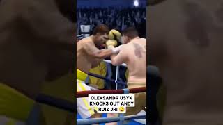 Oleksandr Usyk Knocks Out Andy Ruiz Jr! 😮 #Shorts | Fight Night Champion Simulation