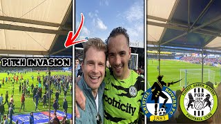 PITCH INVASION AS FOREST GREEN ROVERS ARE PROMOTED TO LEAGUE ONE