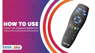 Tata Sky | DIY |  How to use Tata Sky on-demand service?