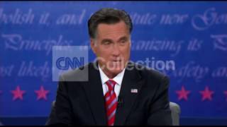 DEBATE:ROMNEY- ATTACKING ME IS NOT AN AGENDA