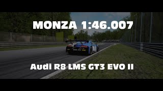 Monza 1:46.0 - Audi R8 LMS GT3 EVO II - Reno Kööts | ACC 1.10.3