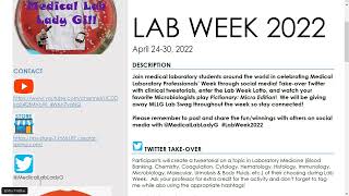 Lab Week 2022 Activities