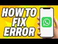 How To Fix WhatsApp Error “No Valid QR Code Detected” - Quick Fix