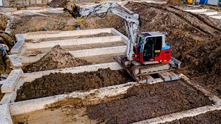 Backfilling The Foundation With My Excavator!