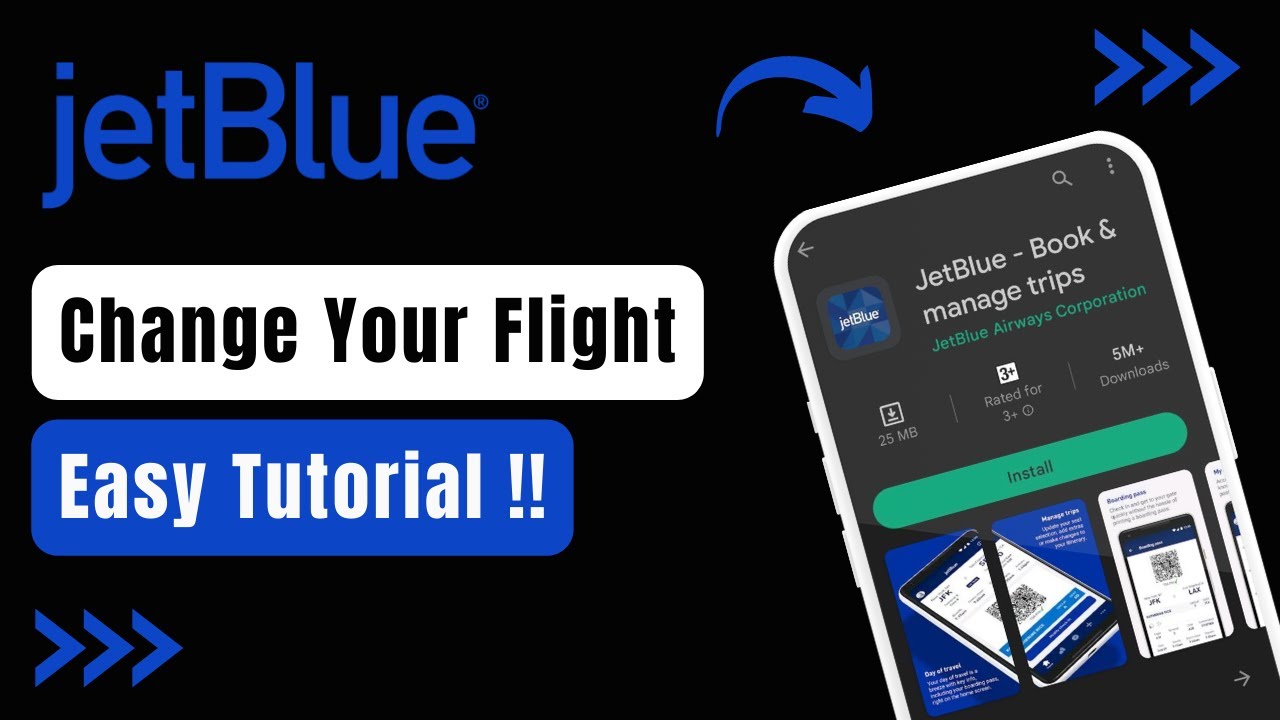 JetBlue - How To Change Flight ! - YouTube