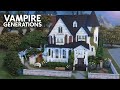 Vampire Family Generations Home // The Sims 4 Speed Build