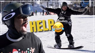 We Went Snowboarding With NO Lessons! (48 HOURS IN ASPEN)