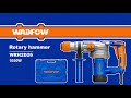 WADFOW SDS-Plus Rotary Hammer Drill with 3 Functions