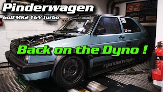 #pinderwagen | Dyno | 400+BHP | Golf MK2 | Owen Developments M-Spec GT2868HTA BTCC Turbo | DTAFast