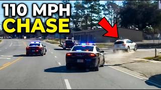 FHP Shows NO MERCY. 110 MPH Chase & Habitual Offender!
