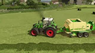 farm life ep18 baling up the grass