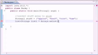Intermediate Java Tutorial 12 addAll