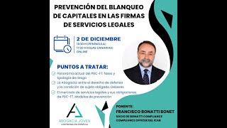 Prevención del blanqueo de capitales en las firmas de servicios legales