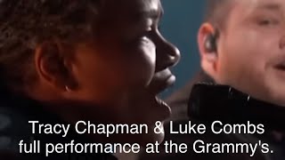 Tracy Chapman \u0026 Luke Combs full performance 2024 duet