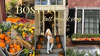 BOSTON TRAVEL VLOG | exploring beacon hill, salem during halloween, lobster rolls + more!!