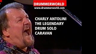 Charly Antolini: The legendary Drum Solo "CARAVAN" - #charlyantolini   #drumsolo #drummerworld