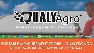 Portable Measurement Probe QUALYBag - QUALITY, MOISTURE \u0026 TEMPERATURE FOR GRAINS STORAGE.