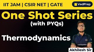 Thermodynamics Chemistry | One Short Series | PYQs | IIT JAM | CSIR NET | GATE |VedPrep Chem Academy