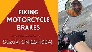 Fixing Front Brake Caliper on '94 Suzuki GN-125