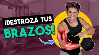 Cómo entrenar BRAZOS con MANCUERNAS | TRIPLE RESULTADO!