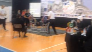 Jacob Beermann 750 kg Total @ 74 - EPF European Open Championships 2014