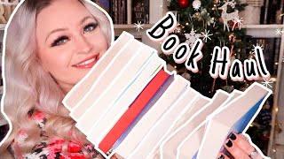 🎄BOOK HAUL | holiday romances and cozy books for festive nights by the fire! #bookmas