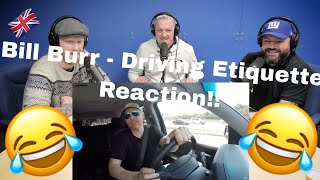Bill Burr's Guide to Driving Etiquette: Cyclists REACTION!! | OFFICE BLOKES REACT!!