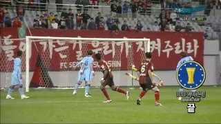 FC서울 vs 대구 4-2 대역전승 하이라이트ㅣFC Seoul vs Daegu 4-2 Highlights (2016)