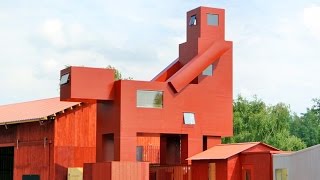 atelier van lieshout sculpts dark and humorous art village for ruhrtriennale festival