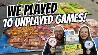 Let's start playing those unplayed games! - Keep or Cull