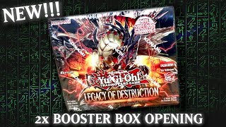 INSANE Legacy of Destruction Booster Box 2x OPENING! Konami's CRAZY NEW Yugioh Set!!!