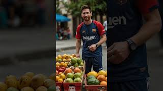 Messi selling fruits #trending #shorts #shortvideo #viralshorts #viralvideo