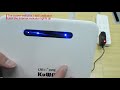 how to setup KuWFi 4G lte router with SIM card slot  with two antenna .