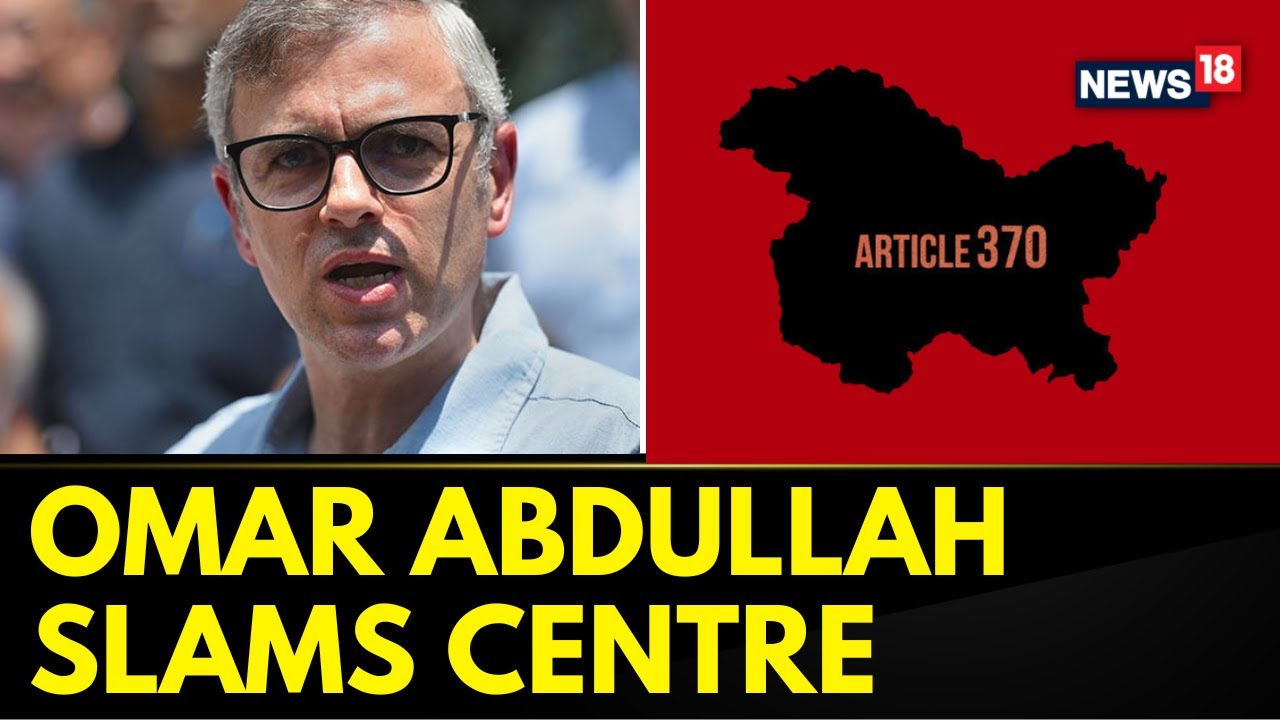 Jammu Kashmir News | Former J&K CM Of J&K Omar Abdullah Slams Centre ...