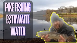 Pike Fishing in the lake district, Esthwaite water