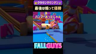 直前までハンマーが目に入らないガイズ【Fall Guys gameplay クラウンマウンテン】#fallguys #shorts