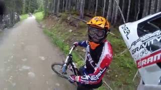 Claudio Riotti \u0026 Luca Masserini a Whistler, Canada: 16 minuti di MTB downhill NO STOP