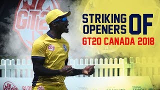 Striking Openers of GT20 Canada | Highlights 2018 | GT20 Canada
