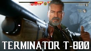 Mortal Kombat 11: Terminator T-800 In-depth w/ Fatalities, Brutalities, Gameplay, Intros & Skins