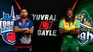 Greatest T20 Strikers | Yuvraj vs Gayle| GT20 Canada