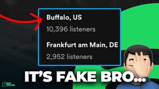 If Your Streams Are From HERE On Spotify, They're Probably Fake... (Buffalo, Frankfurt)